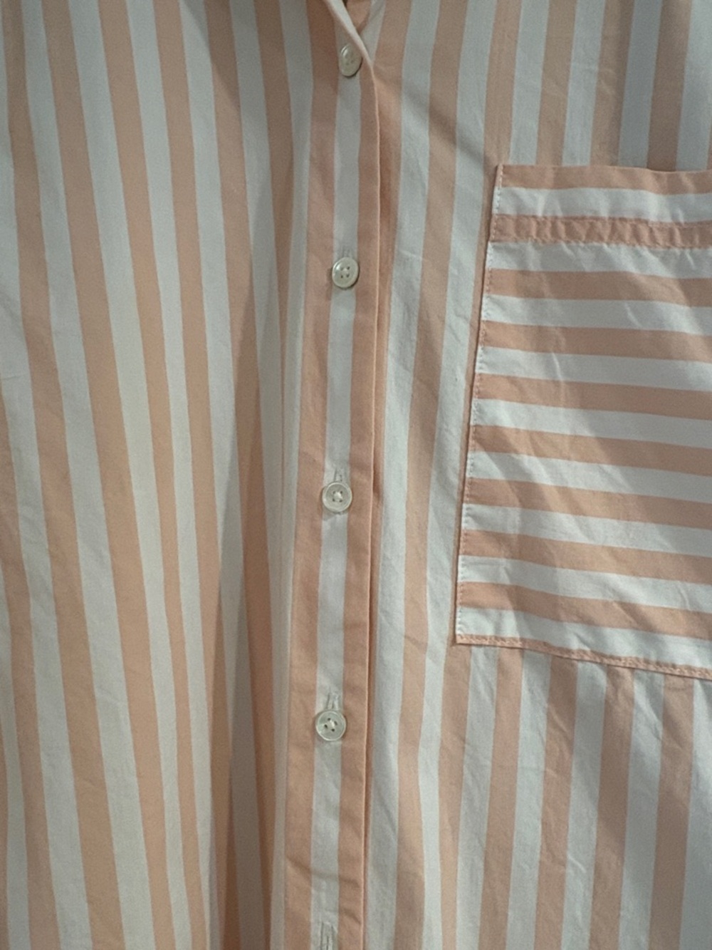 AYR:  The Deep End Shirt, Size M, Cherry Blossom Stripe - Picture 4 of 8